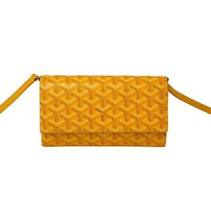 Goyard Varenne Pouch Bag Shoulder Yellow Wallet